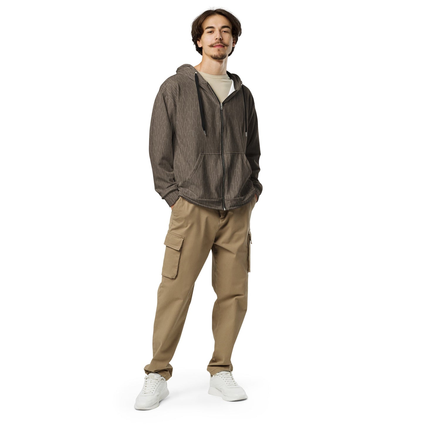 German Strichtarn Brown CAMO Unisex Zip Hoodie