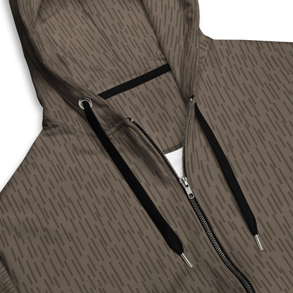 German Strichtarn Brown CAMO Unisex Zip Hoodie
