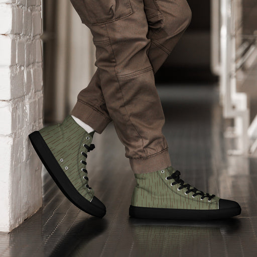 Strichtarn Summer CAMO Mens High-Top Canvas Shoes - 5