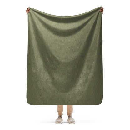 German Strichtarn Summer CAMO Sherpa blanket - 50″×60″ - Blankets