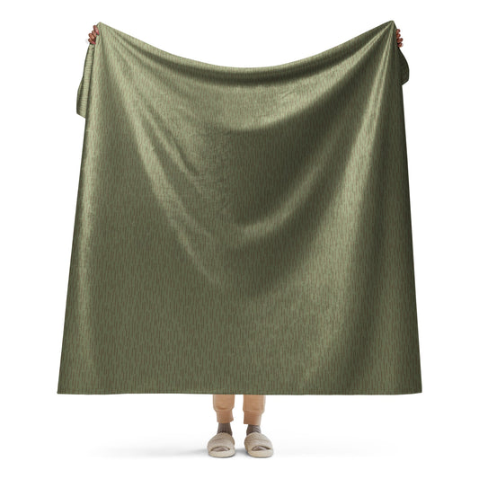 German Strichtarn Summer CAMO Sherpa blanket - 60″×80″ - Blankets