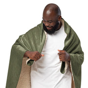 Strichtarn Summer CAMO Sherpa Blanket