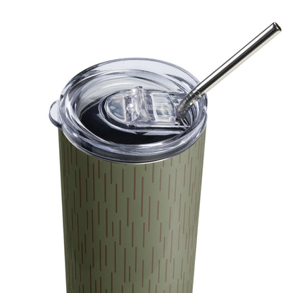 German Strichtarn Summer CAMO Stainless steel tumbler - Steel Tumblers