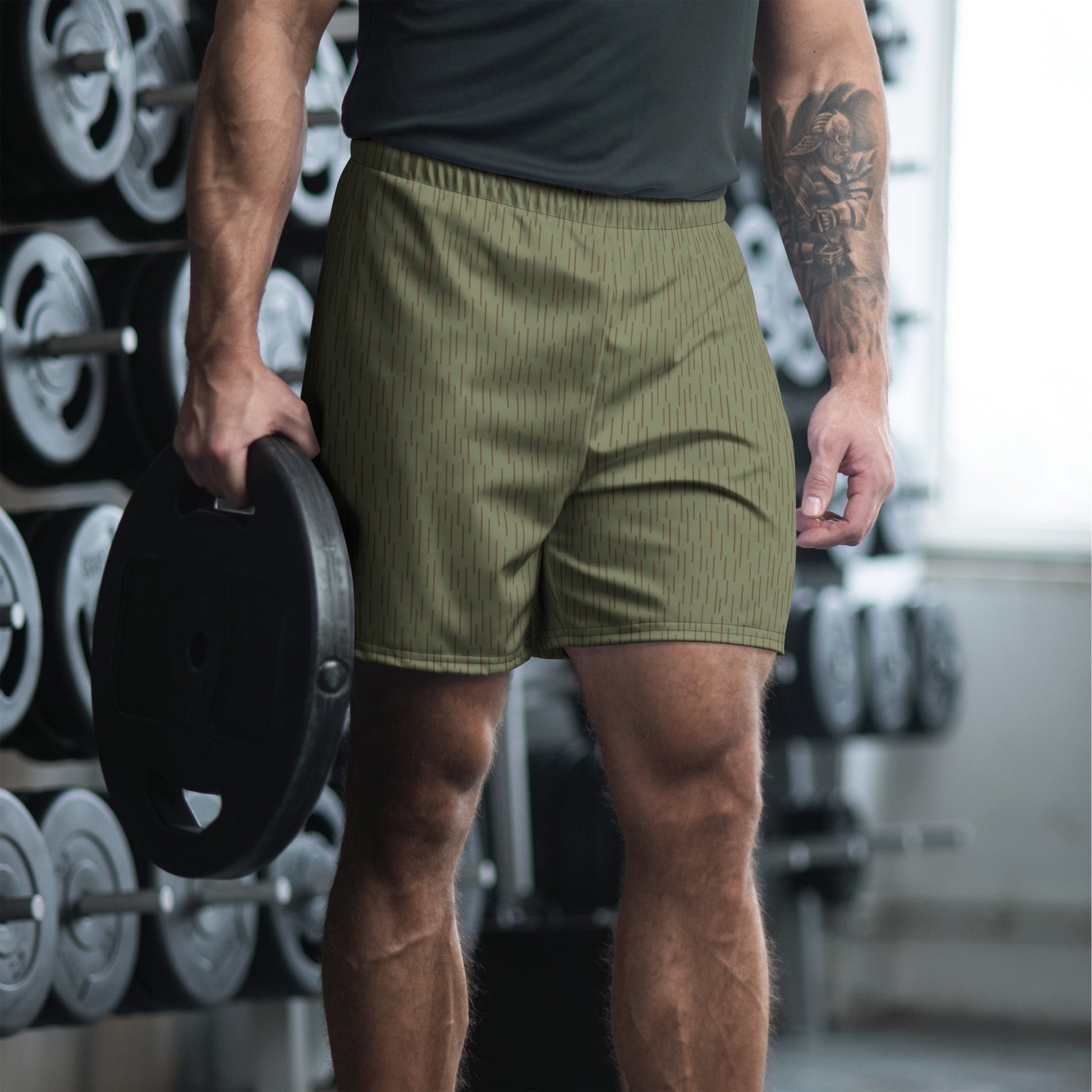 German Strichtarn Summer CAMO Unisex Athletic Long Shorts - 2XS