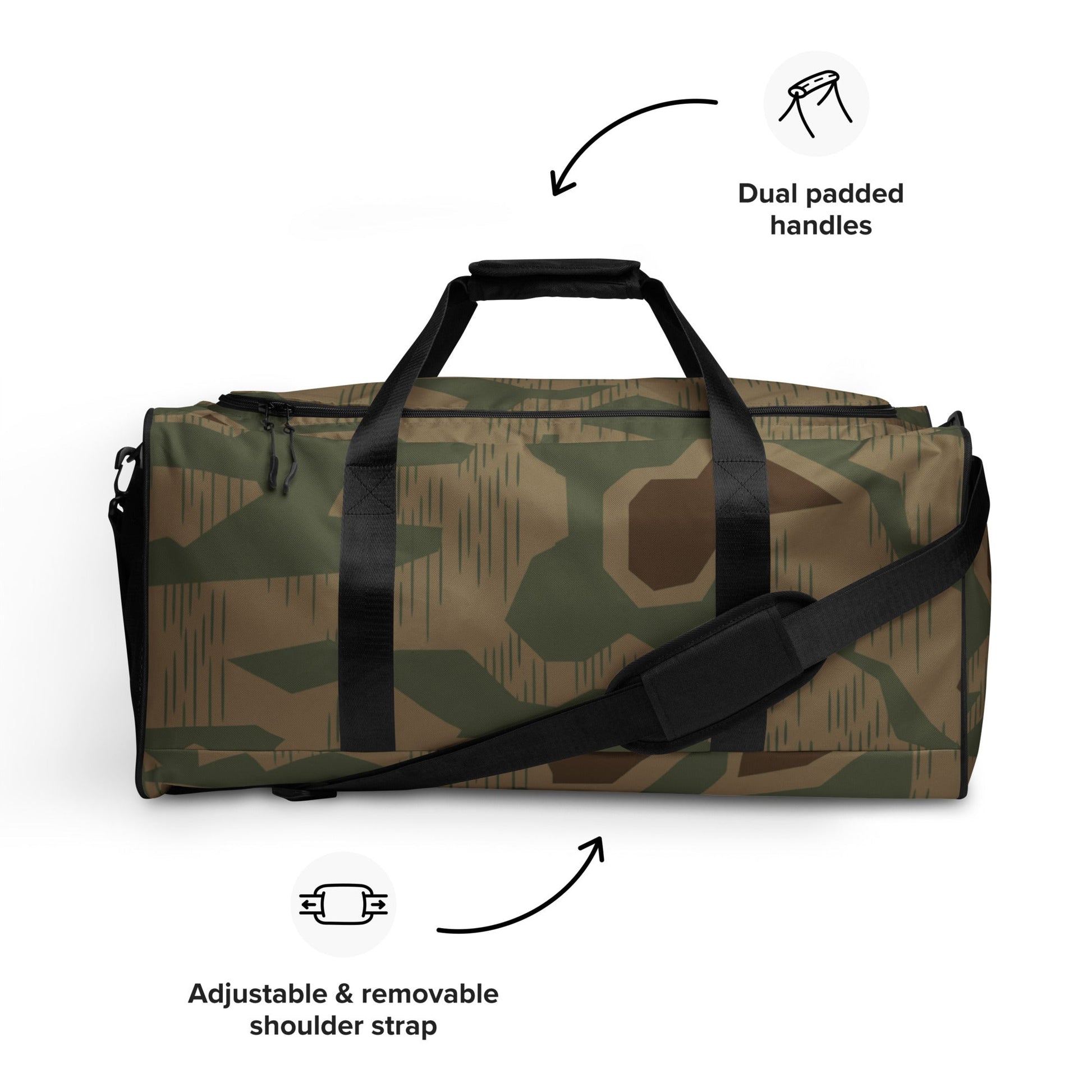 German Sumpfmuster 43 CAMO Duffle Bag