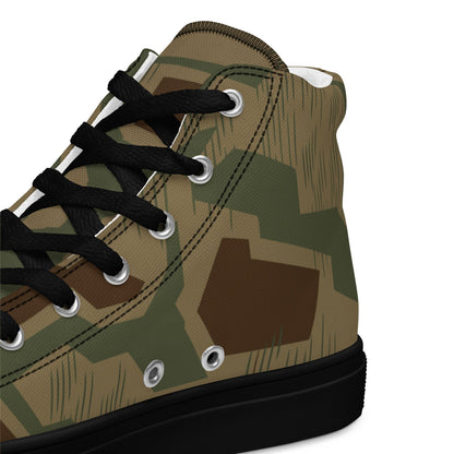 German Sumpfmuster 43 CAMO Mens high top canvas shoes - High Top Canvas Shoes
