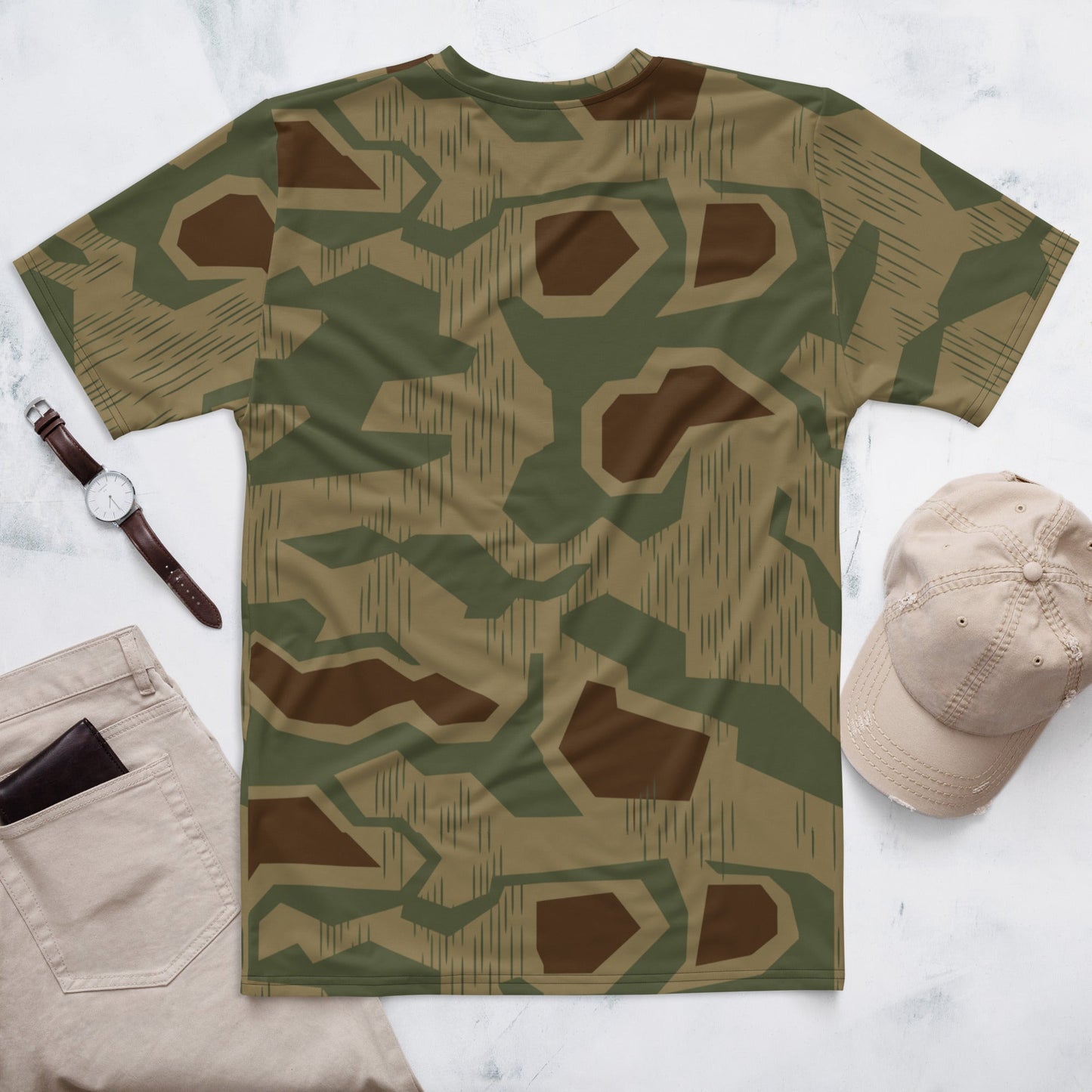 German Sumpfmuster 43 CAMO Mens t shirt T Shirts
