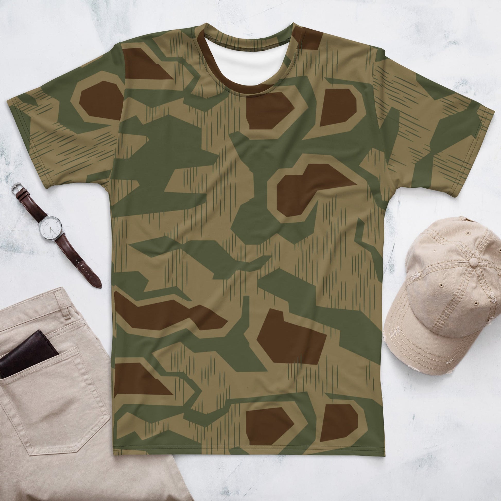 German Sumpfmuster 43 CAMO Mens t shirt XS T Shirts