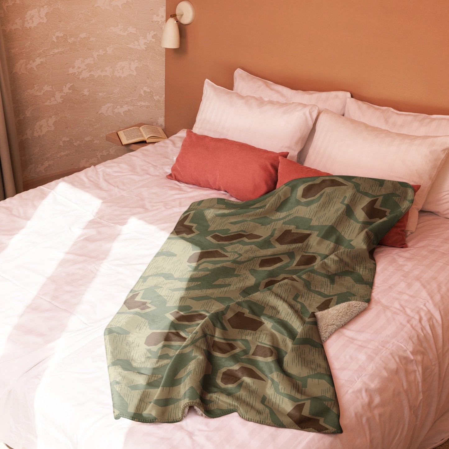 German Sumpfmuster 43 CAMO Sherpa blanket - Blankets