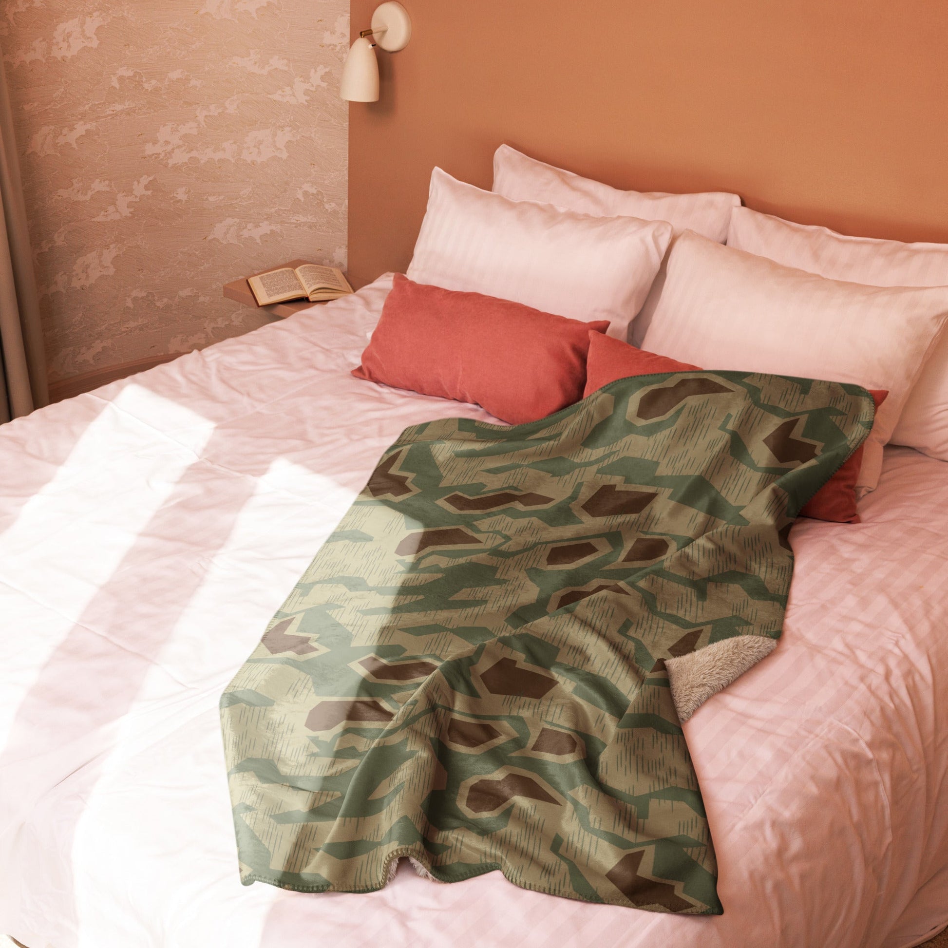 German Sumpfmuster 43 CAMO Sherpa blanket - Blankets