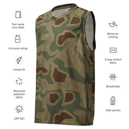German Sumpfmuster 43 CAMO unisex basketball jersey - Basketball Jerseys