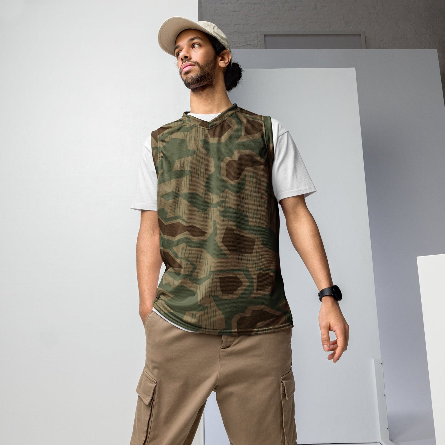 German Sumpfmuster 43 CAMO unisex basketball jersey - 2XS - Basketball Jerseys