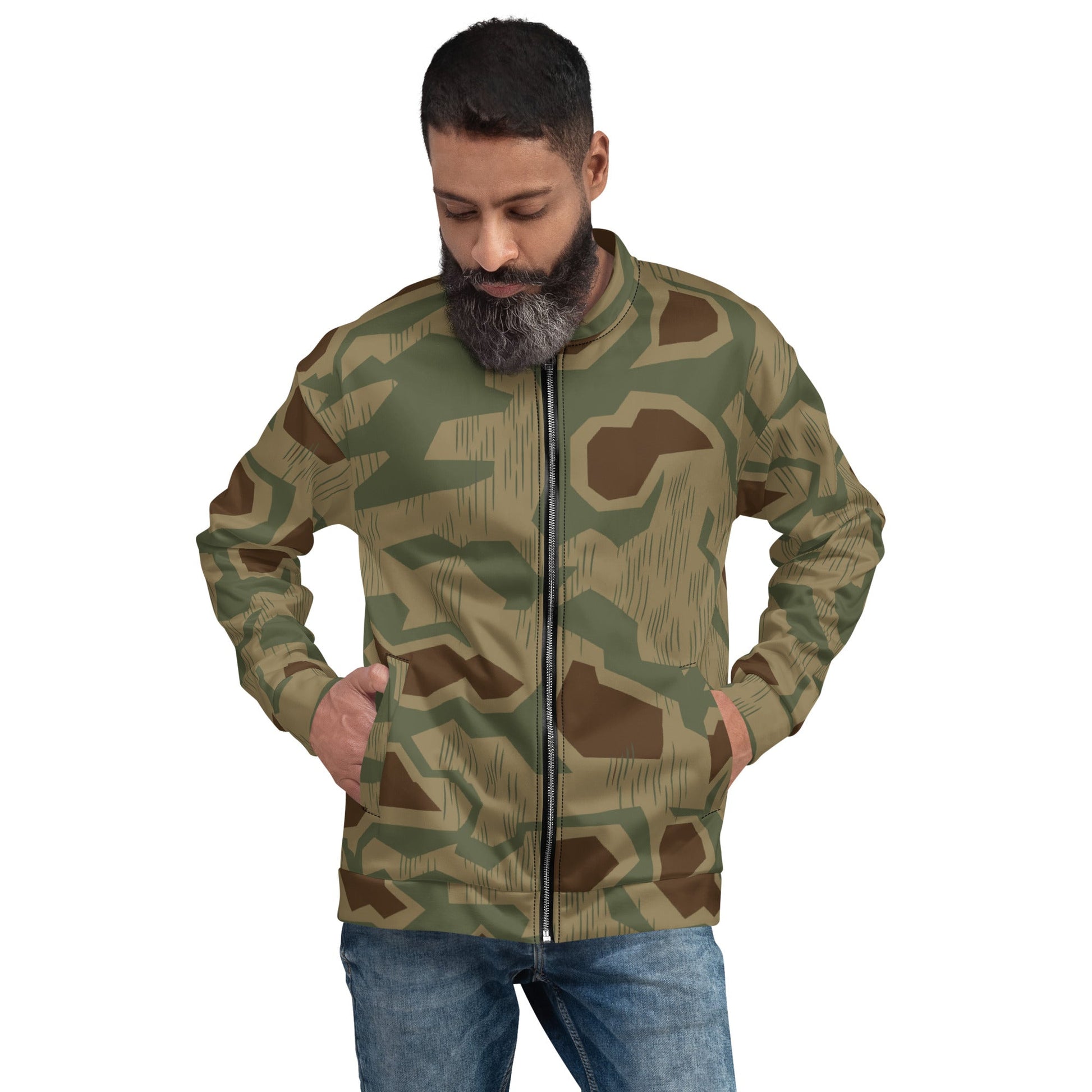 German Sumpfmuster 43 CAMO Unisex Bomber Jacket - Jackets