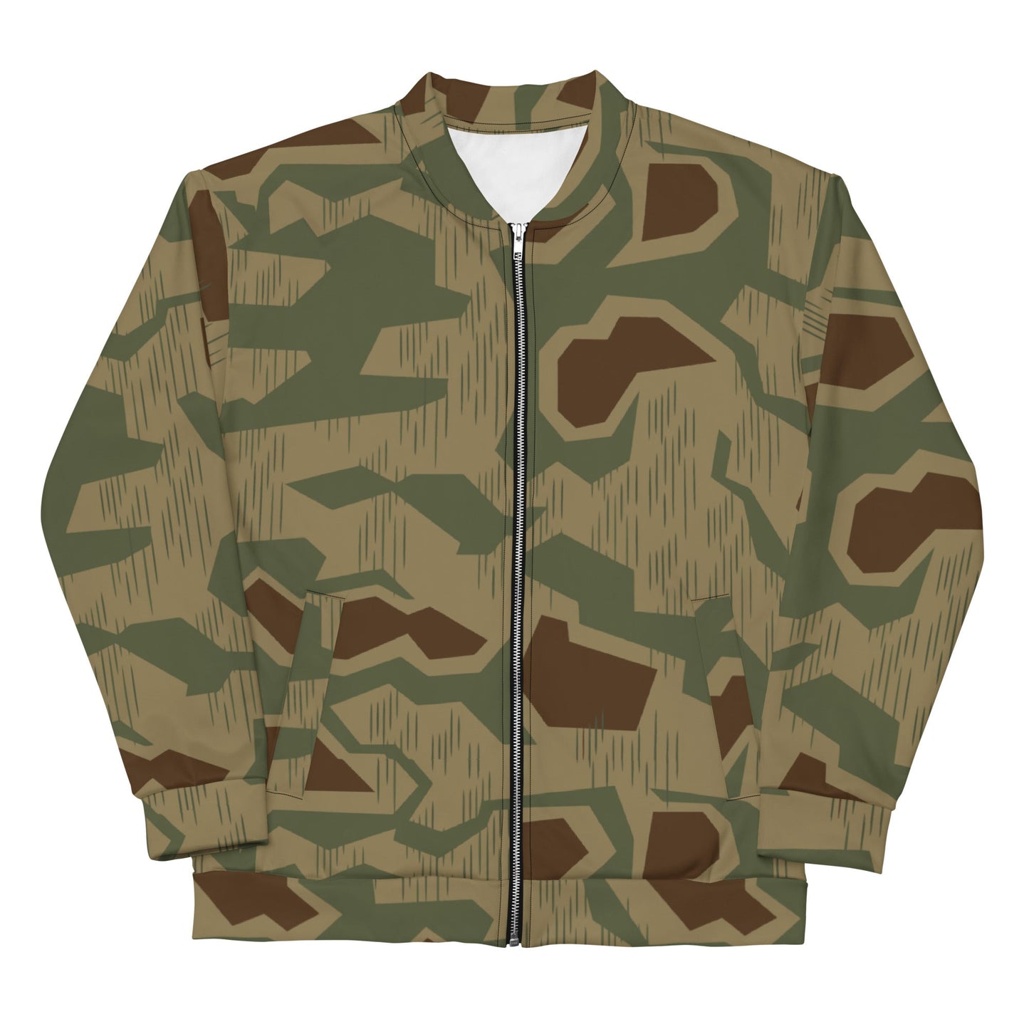 German Sumpfmuster 43 CAMO Unisex Bomber Jacket - XS - Jackets