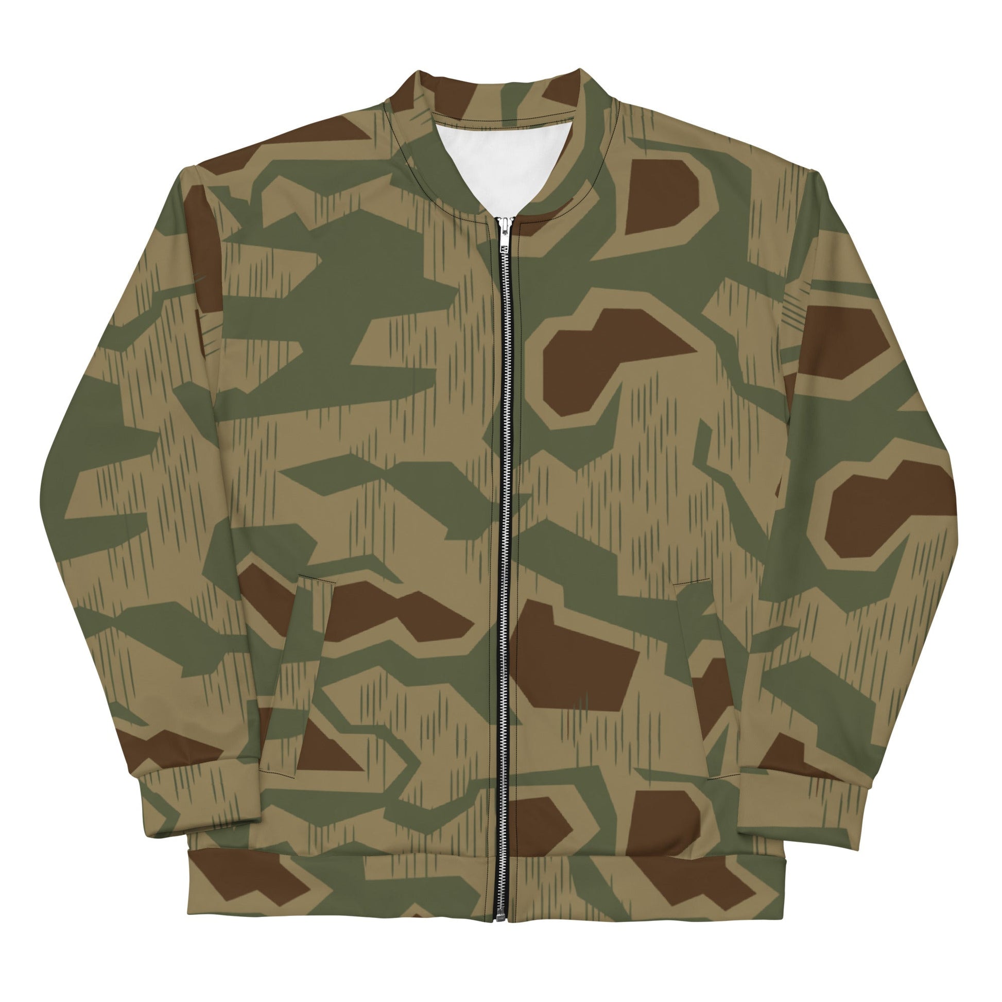 German Sumpfmuster 43 CAMO Unisex Bomber Jacket - XS - Jackets