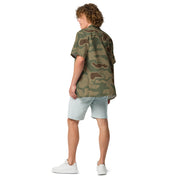 Sumpfmuster 43 CAMO Unisex Short-Sleeve Button Shirt - Button-Up
