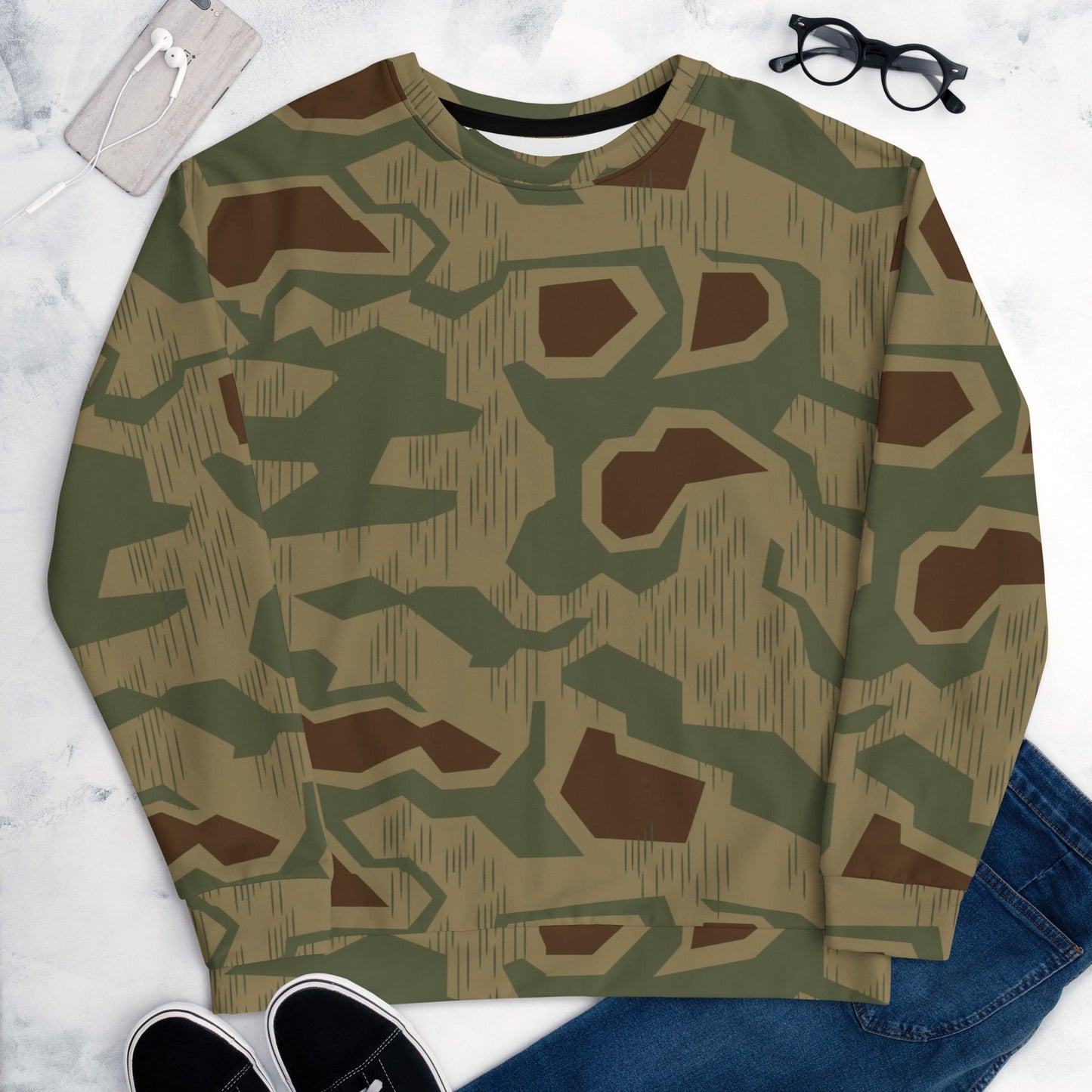 German Sumpfmuster 43 CAMO Unisex Sweatshirt - Sweatshirts