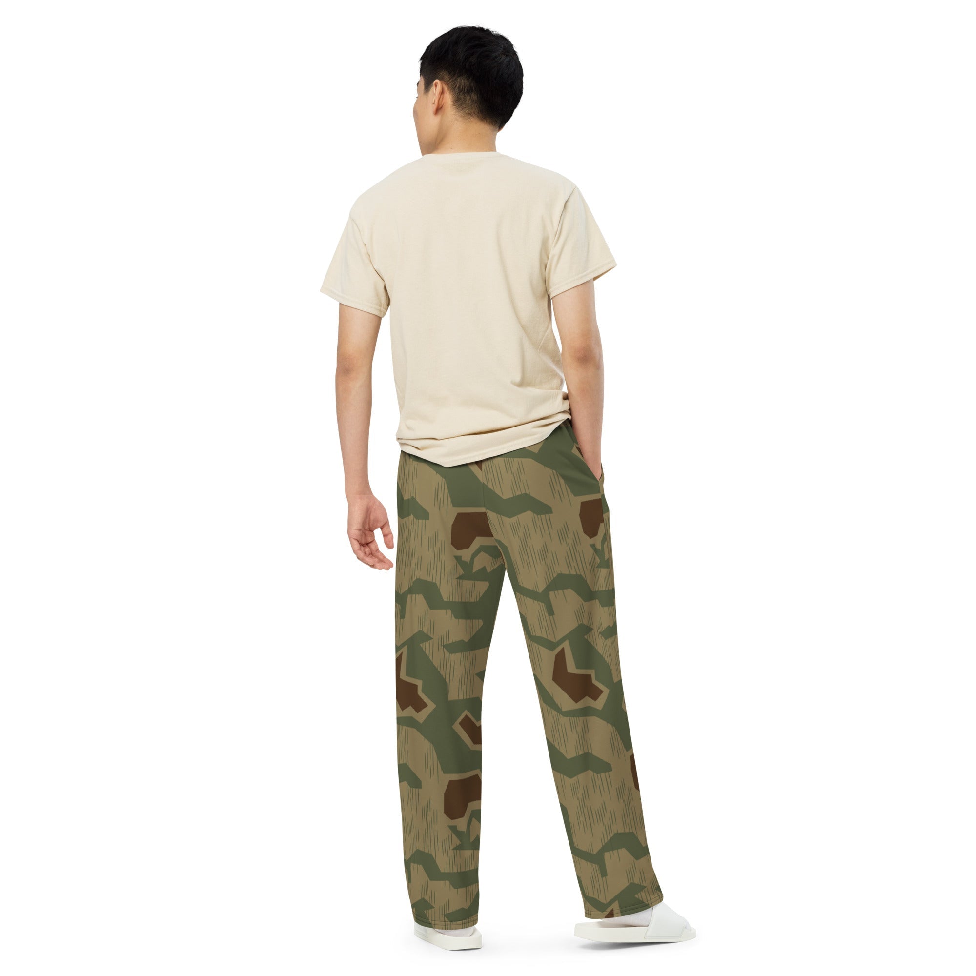 CAMO HQ - German Sumpfmuster 43 CAMO unisex wide-leg pants