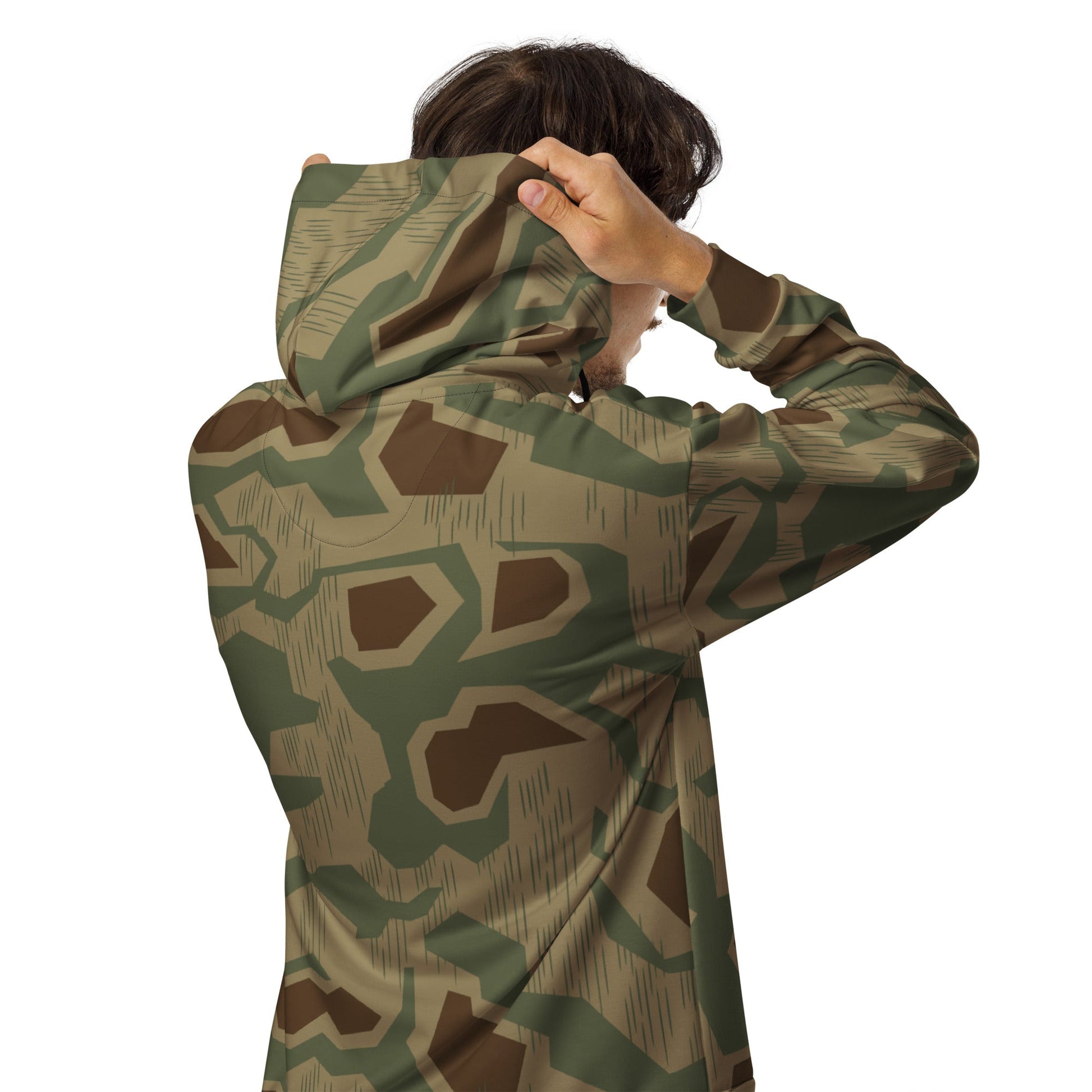 German Sumpfmuster 43 CAMO Unisex zip hoodie - Zip Hoodies