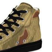 Sumpfmuster 44 CAMO Mens High-Top Canvas Shoes