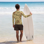 Sumpfmuster 44 CAMO Mens Long-Sleeve Rash Guard