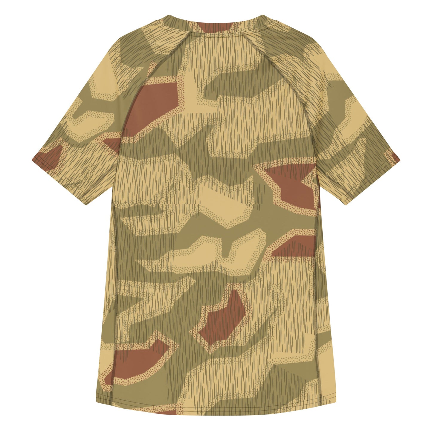 German Sumpfmuster 44 CAMO Mens Short-Sleeve Rash Guard - Short-sleeve Guards