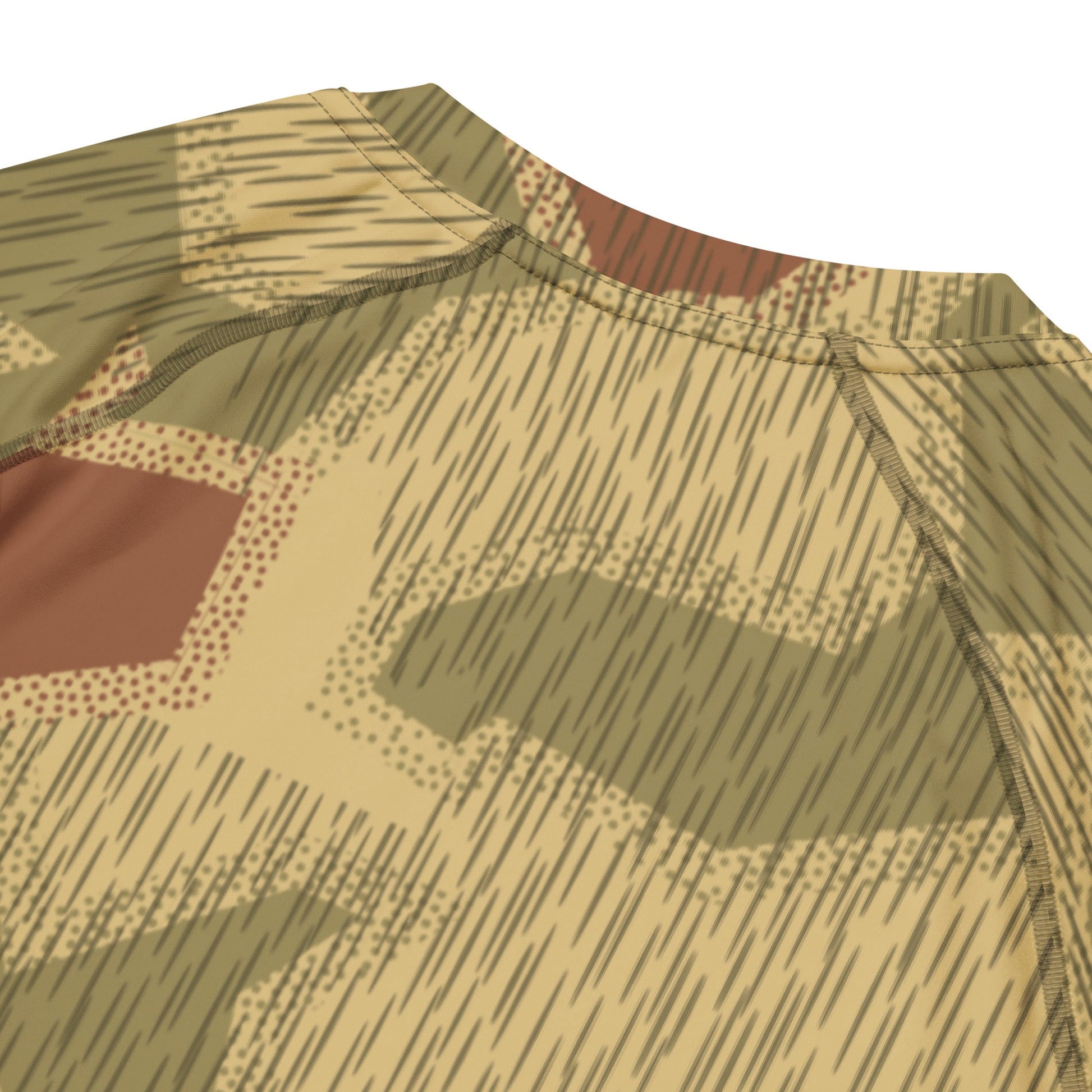 German Sumpfmuster 44 CAMO Mens Short-Sleeve Rash Guard - Short-sleeve Guards