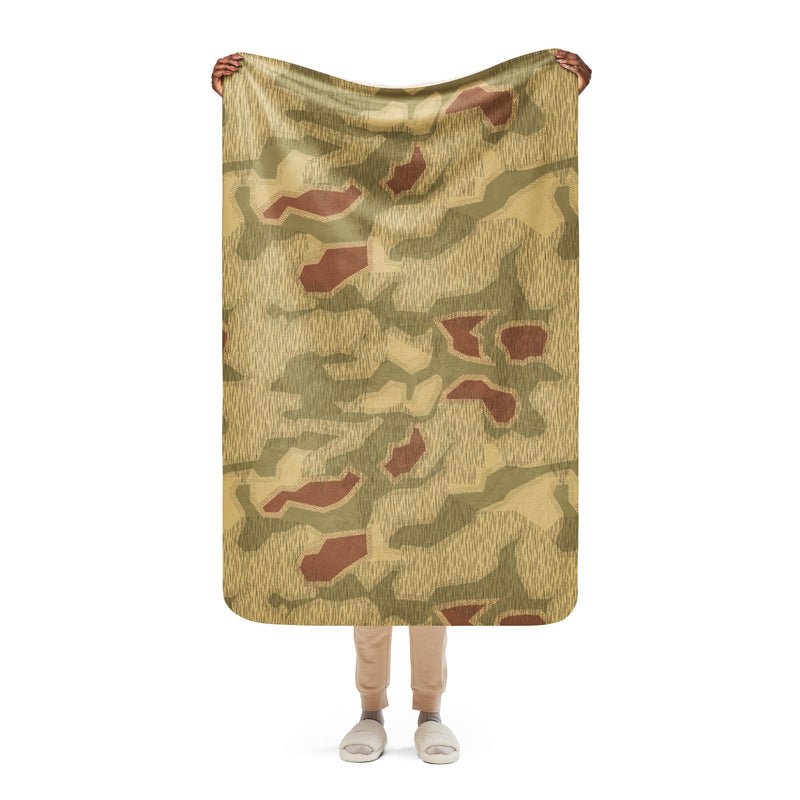 Sumpfmuster 44 CAMO Sherpa Blanket - 37″×57″