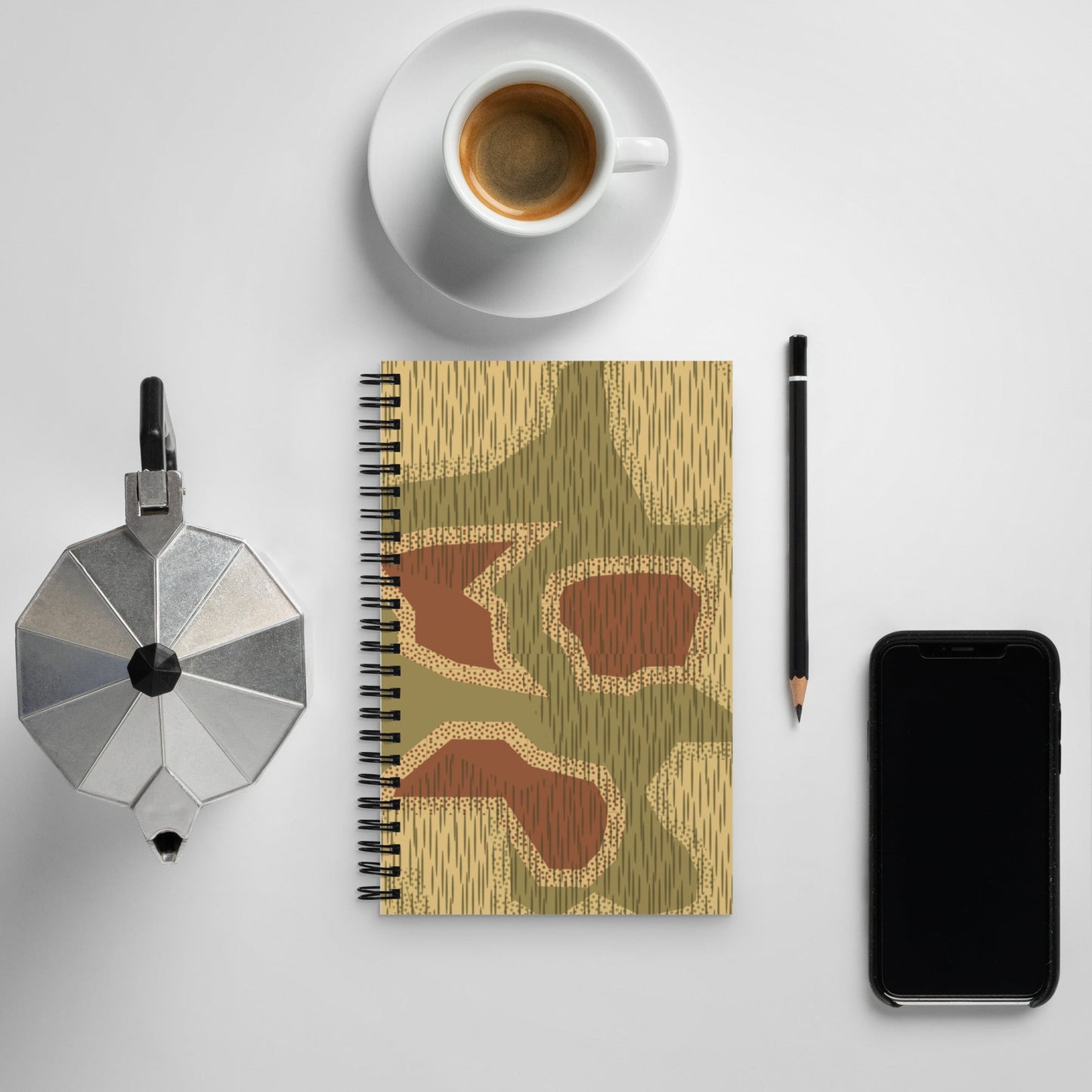 German Sumpfmuster 44 CAMO Spiral notebook - Notebooks