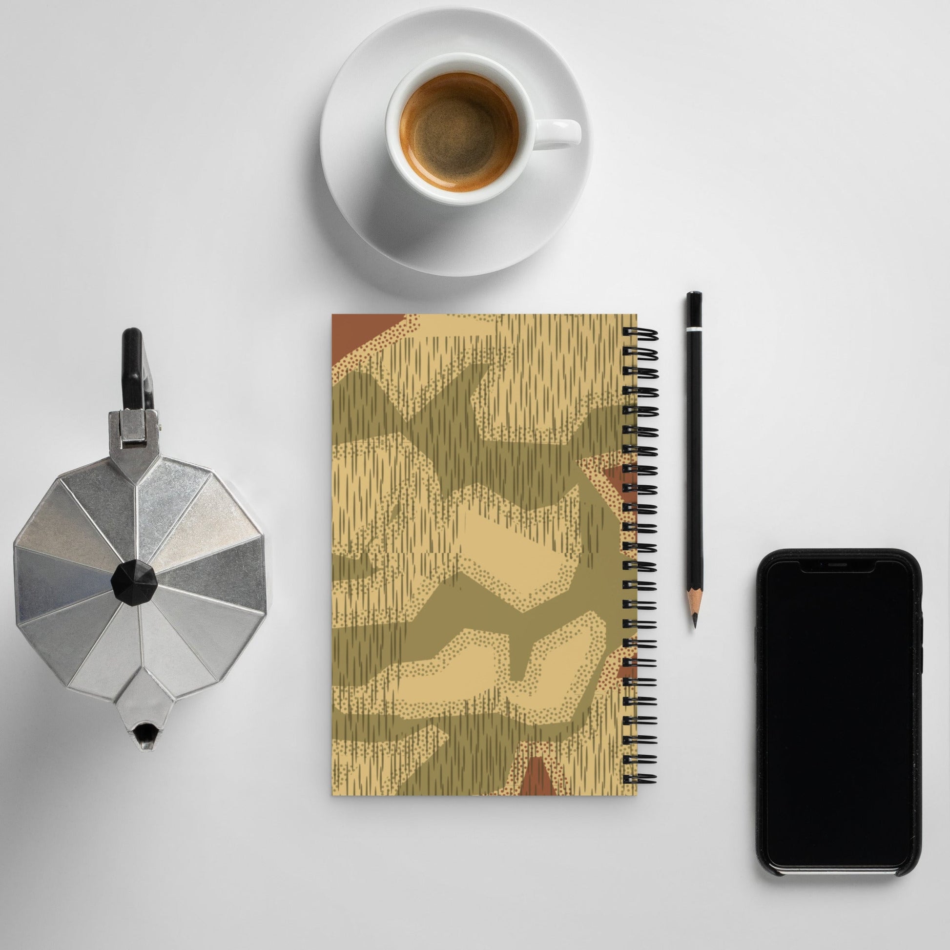 German Sumpfmuster 44 CAMO Spiral notebook - Notebooks