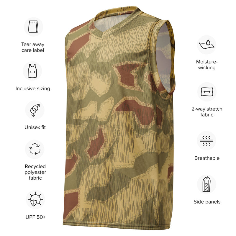Sumpfmuster 44 CAMO Unisex Basketball Jersey