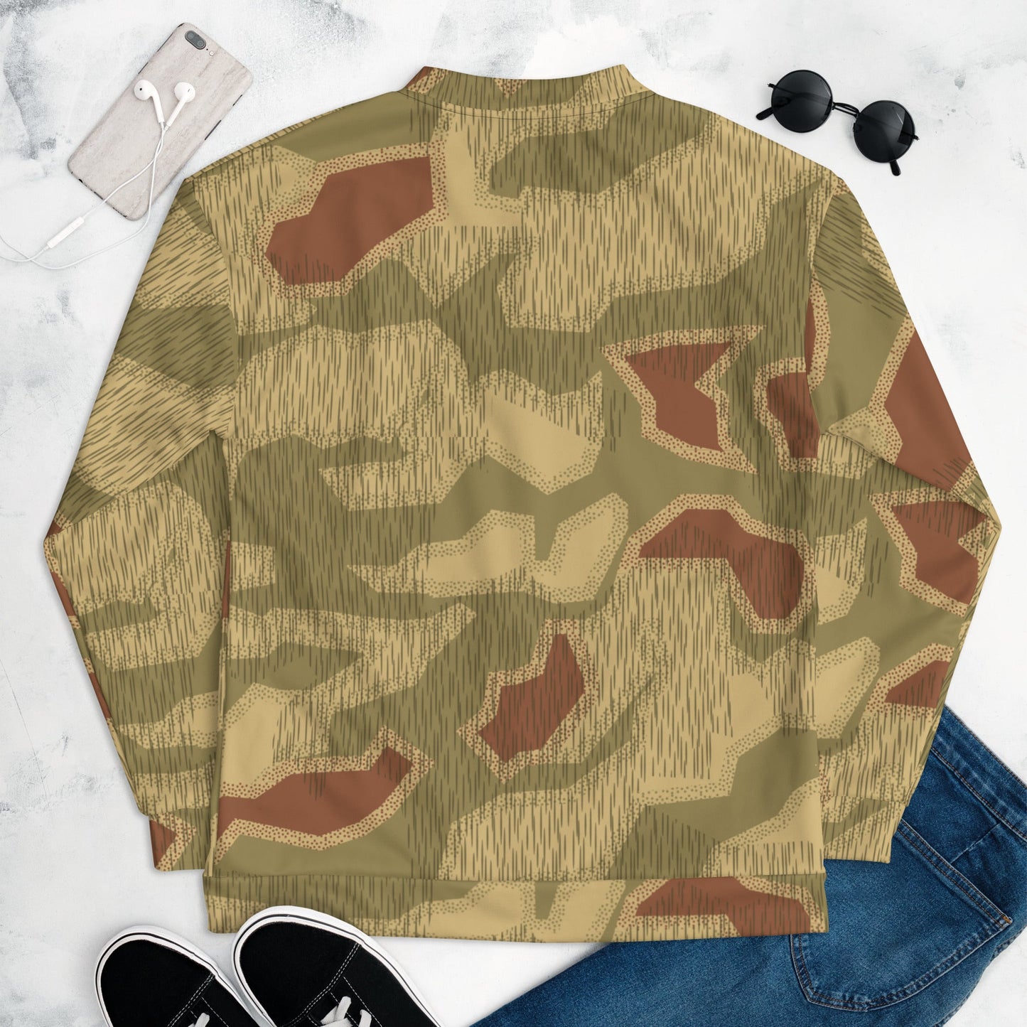 German Sumpfmuster 44 CAMO Unisex Bomber Jacket - Jackets