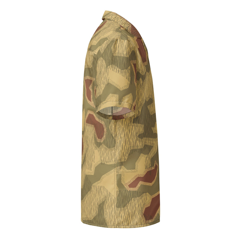 Sumpfmuster 44 CAMO Unisex Short-Sleeve Button Shirt - Button-Up