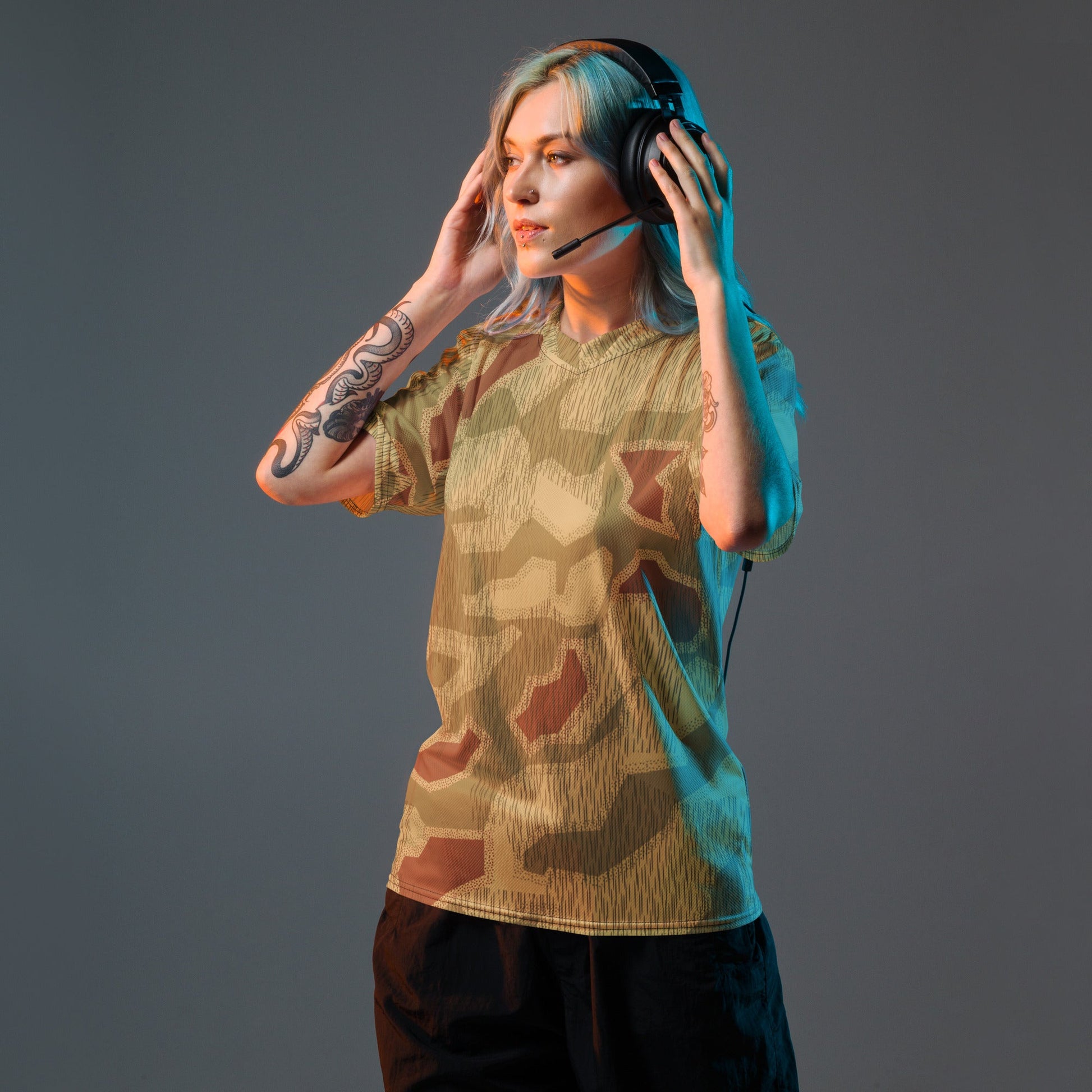 German Sumpfmuster 44 CAMO unisex sports jersey - Sports Jerseys