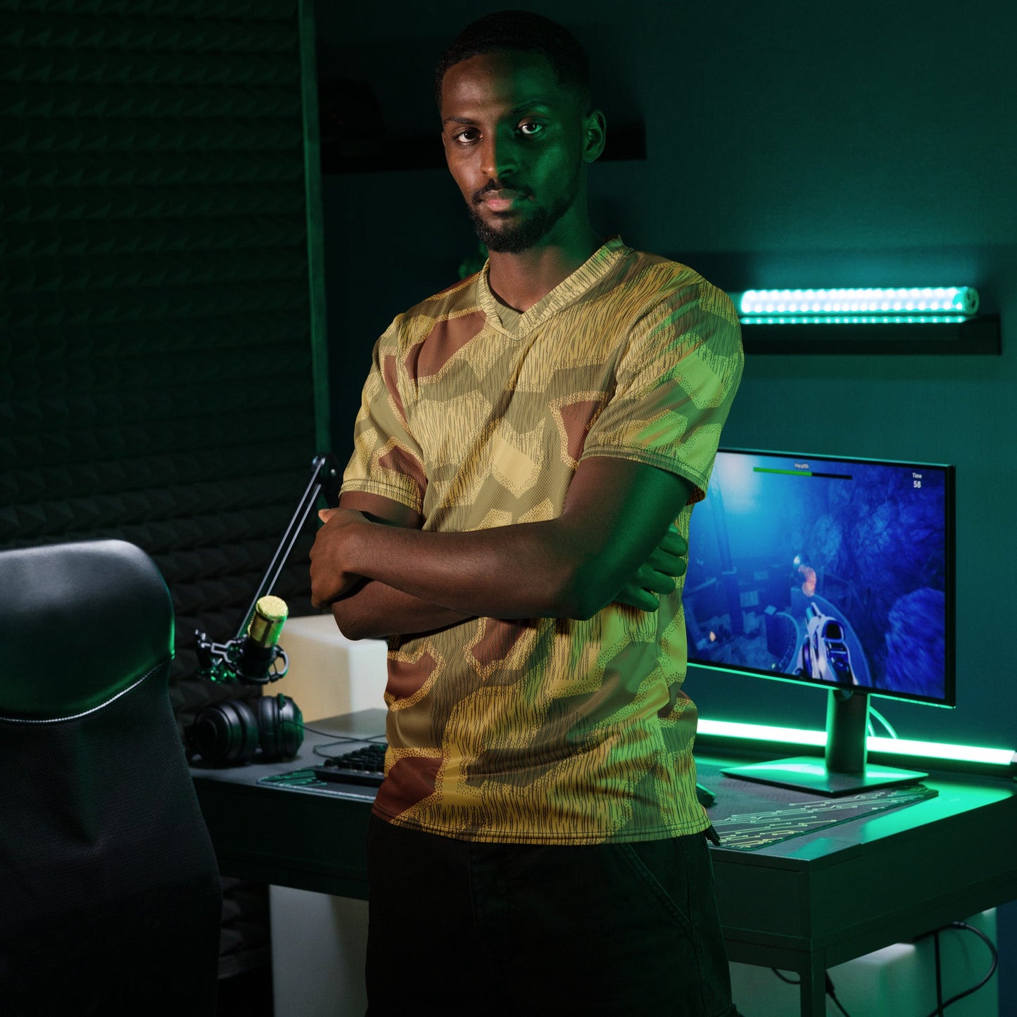 German Sumpfmuster 44 CAMO unisex sports jersey - Sports Jerseys