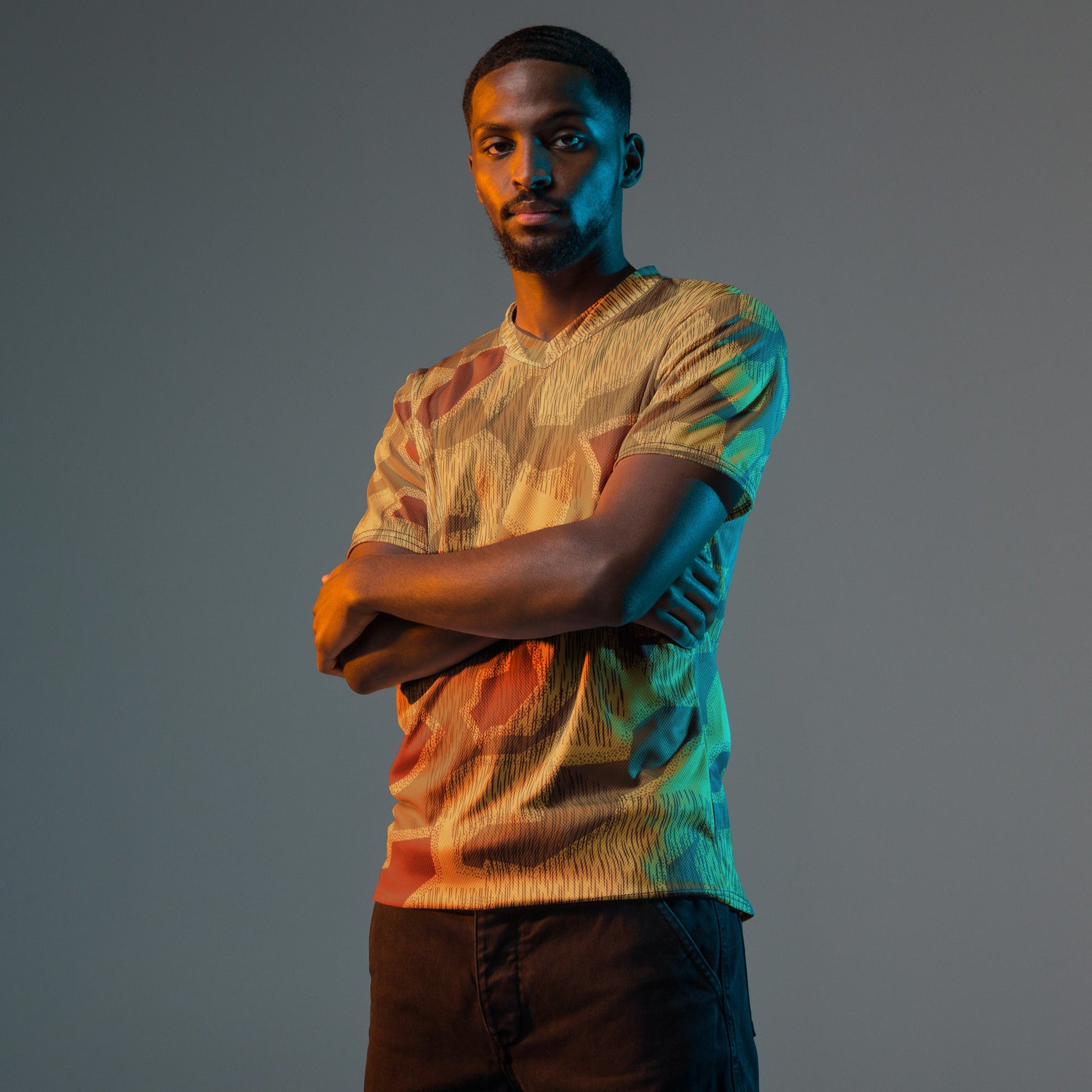 German Sumpfmuster 44 CAMO unisex sports jersey - Sports Jerseys