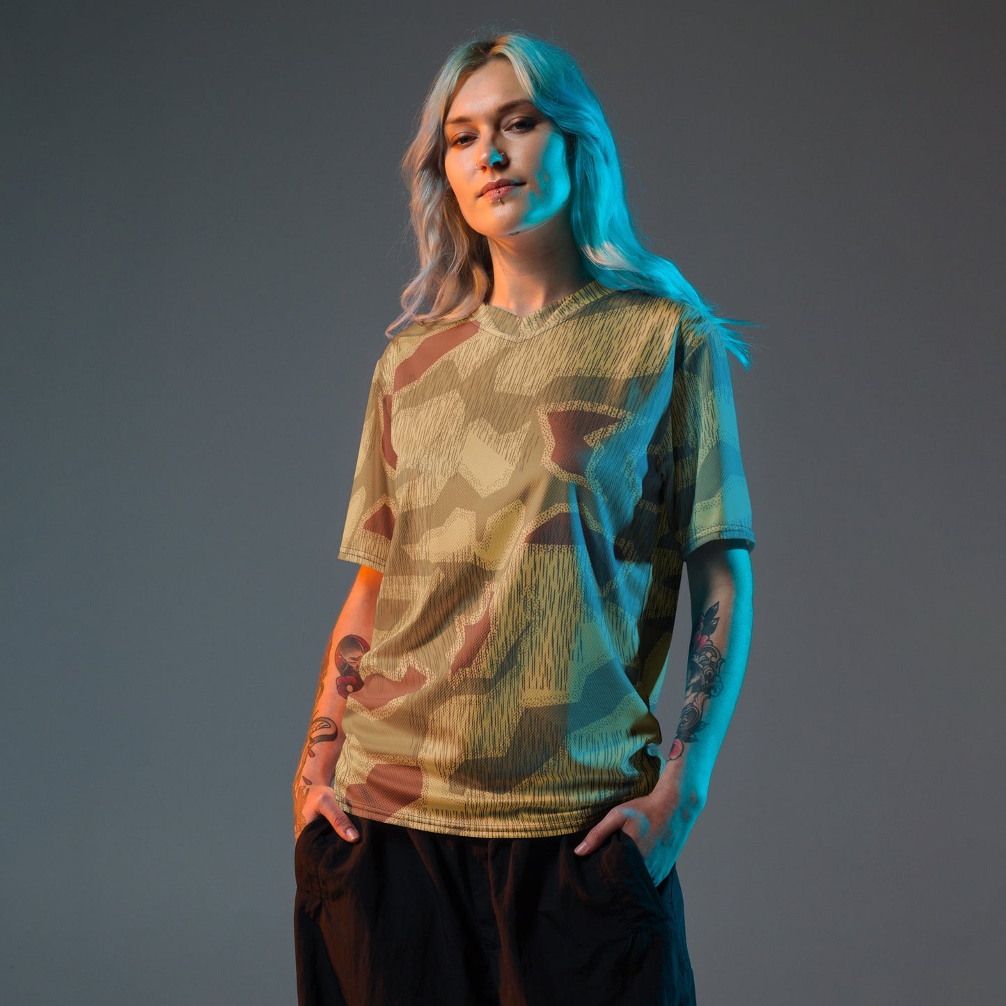 German Sumpfmuster 44 CAMO unisex sports jersey - Sports Jerseys