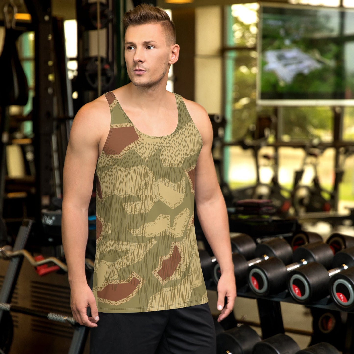 German Sumpfmuster 44 CAMO Unisex Tank Top - XS - Tops