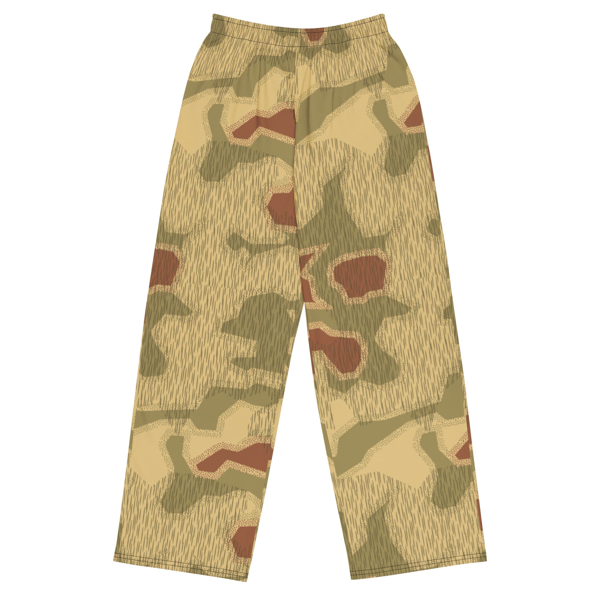 CAMO HQ - German Sumpfmuster 44 CAMO Unisex Wide-Leg Leisure Pants