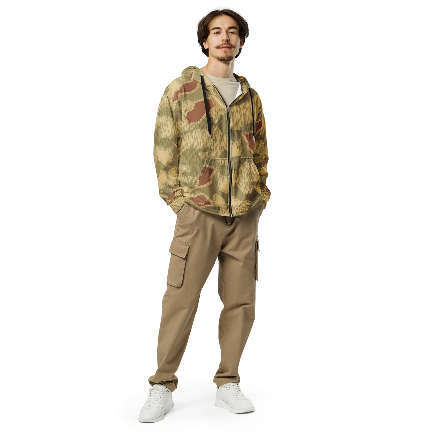 German Sumpfmuster 44 CAMO Unisex zip hoodie - Zip Hoodies