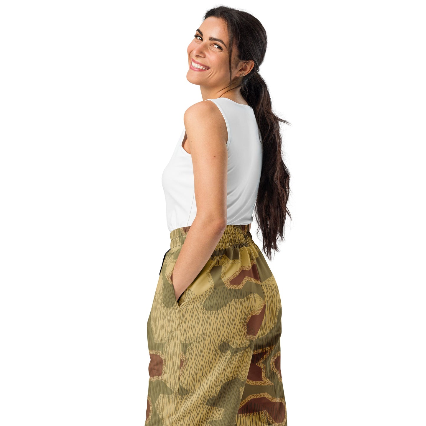 German Sumpfmuster 44 CAMO Wide-leg joggers - Joggers