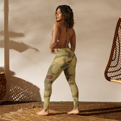 German Sumpfmuster 44 CAMO Yoga Leggings - Womens