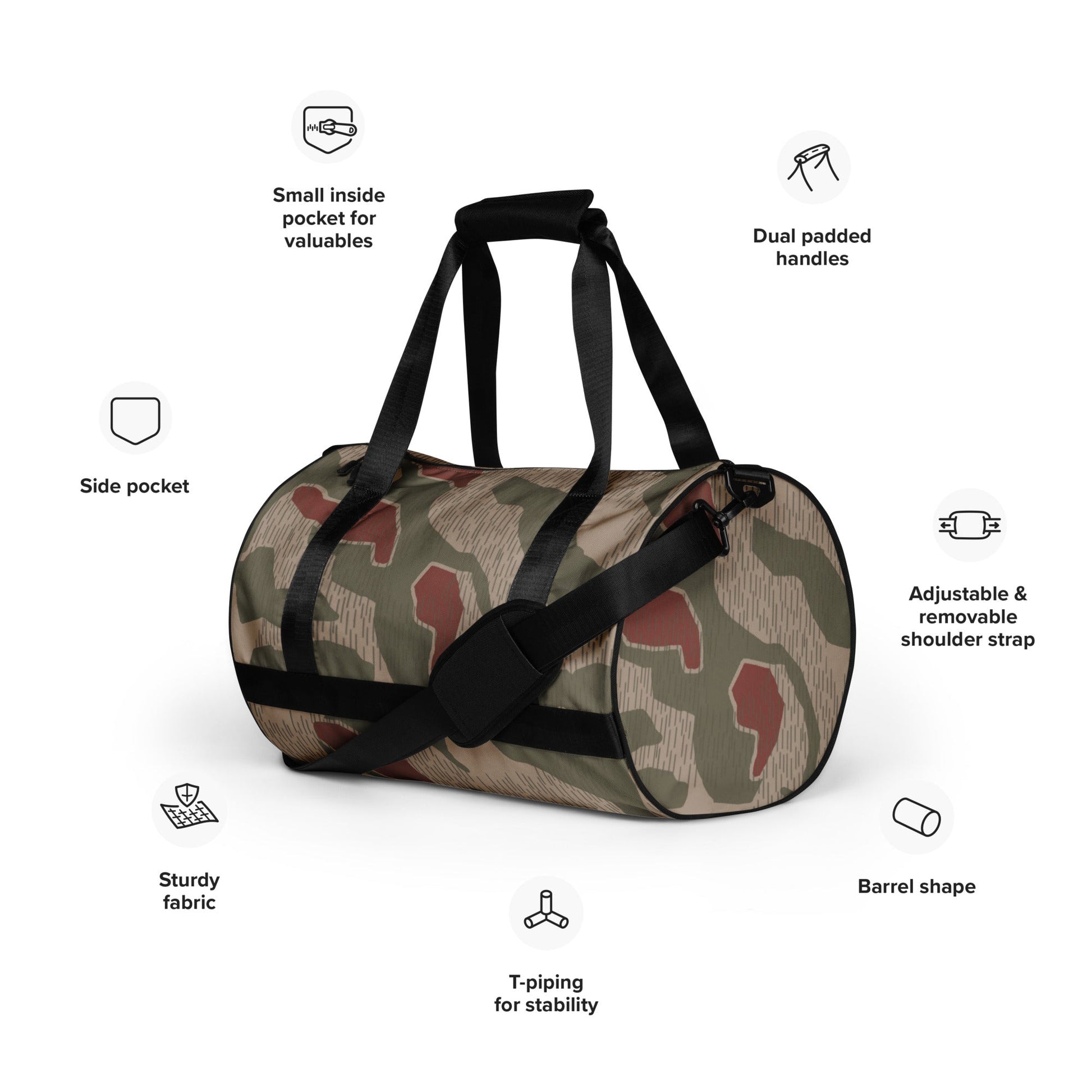 German Sumpfmuster BGS CAMO gym bag - Gym Bags