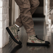 Sumpfmuster BGS CAMO Mens High-Top Canvas Shoes - Black / 5