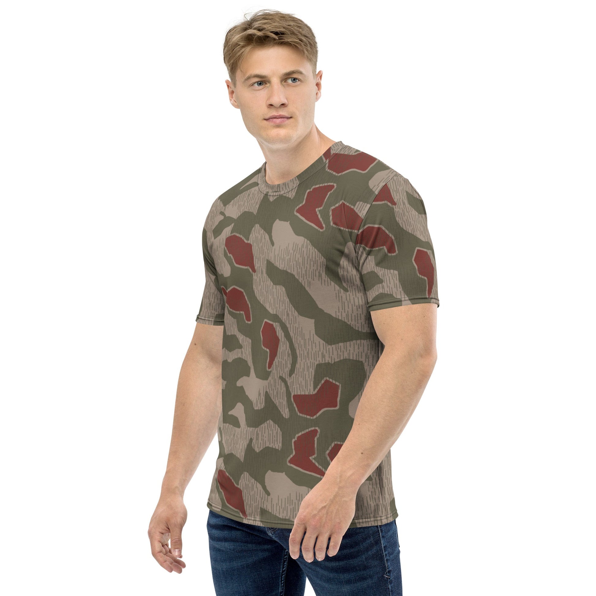 German Sumpfmuster BGS CAMO Mens t-shirt - T-Shirts