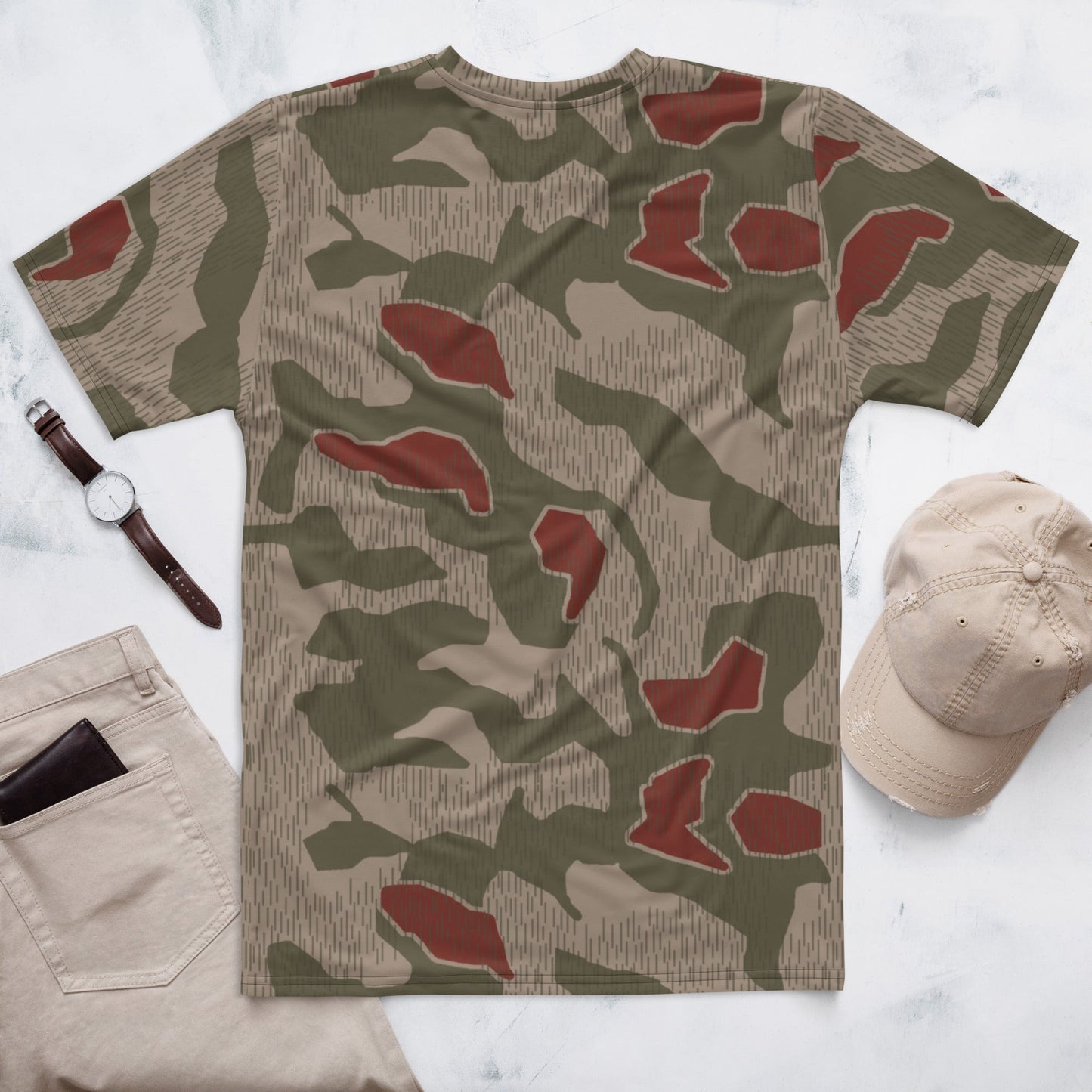 German Sumpfmuster BGS CAMO Mens t-shirt - T-Shirts
