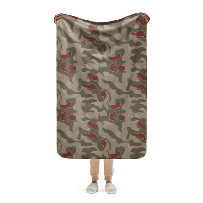 German Sumpfmuster BGS CAMO Sherpa blanket - 37″×57″ - Blankets