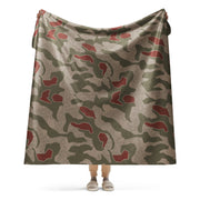 Sumpfmuster BGS CAMO Sherpa Blanket - 60″×80″
