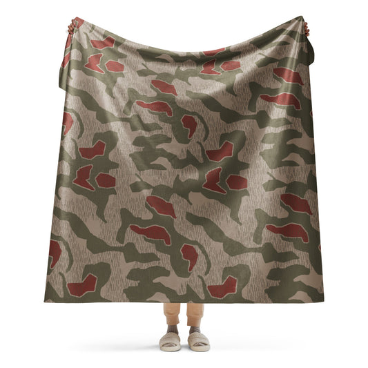 German Sumpfmuster BGS CAMO Sherpa blanket - 60″×80″ - Blankets