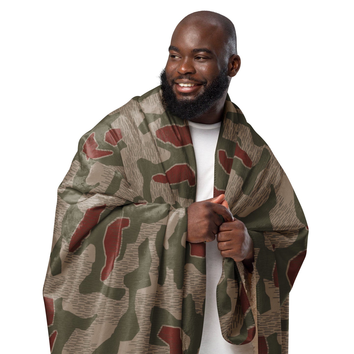 German Sumpfmuster BGS CAMO Sherpa blanket - Blankets